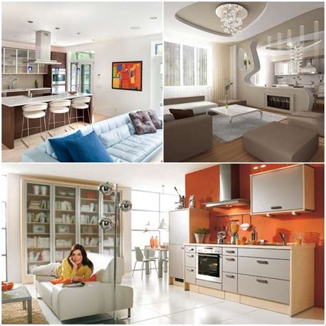 10 Amazing Ideas To Design Kitchen Combined With Living Room