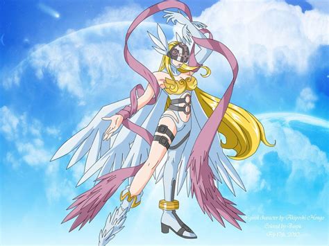 Angewomon The True Angel By Kurotsuchi Deviantart Com On Deviantart Digimon Digital