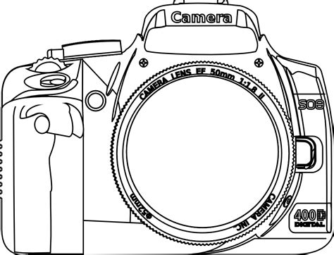 Camera Coloring Pages Coloring Home