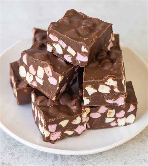 5 Minute Microwave Chocolate Marshmallow Fudge Healthy Life Trainer