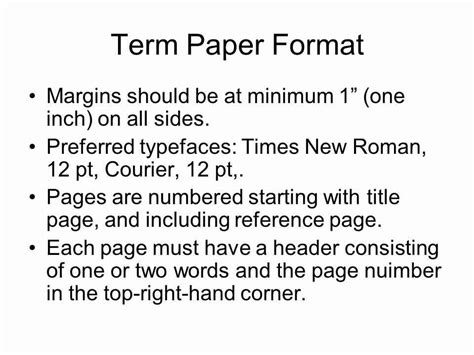 Writing a term paper is easily accomplished if you have a game plan for getting the job done. How to Write a Term Paper with Examples? Outline, Topics ...