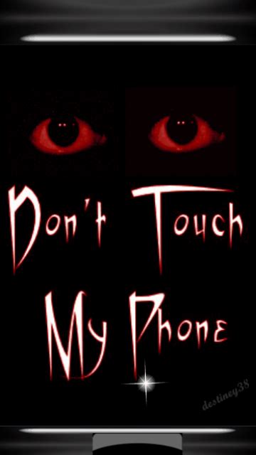 Dont Touch My Phone Live Wallpaper 3d Wallpaperilmuitid