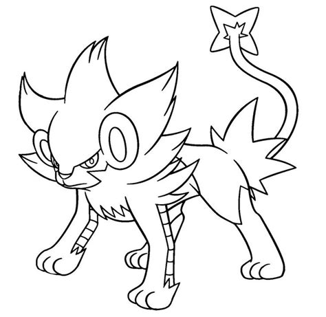 You can now print this beautiful lucario pokemon coloring page or color online for free. Pokemon Luxray Coloring Pages | Pokemon | Pinterest ...