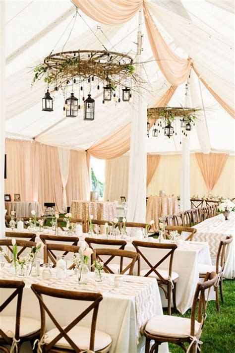 15 Gorgeous Ways To Decorate Your Wedding Tent Wedding Tent