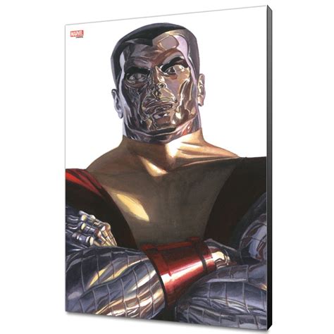 Marvel Heroes Alex Ross Colossus 35x50cm Wood Panel Semic Studio