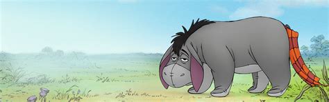 How did you fall in, eeyore? asked rabbit, as he dried him with piglet's the old grey donkey, eeyore stood by himself in a thistly corner of the forest, his front feet well apart, his head on one side, and thought about things. Eore The Donkey Quotes. QuotesGram