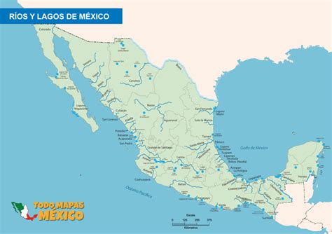 Mapa De Ríos De México Todo Mapas México