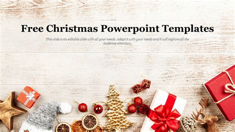 Christmas Powerpoint Template 100 Free