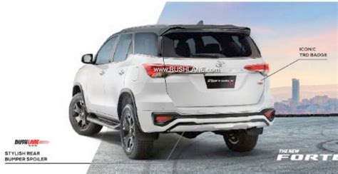 Toyota Fortuner Trd Sportivo Brochure Leaked Ahead Of Its Launch