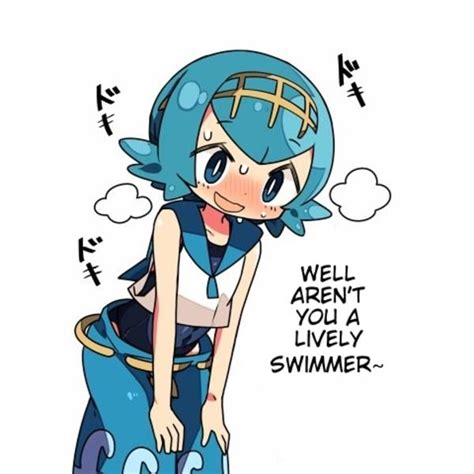 Lively Swimmers Are Her Thing Pokémon Sun And Moon