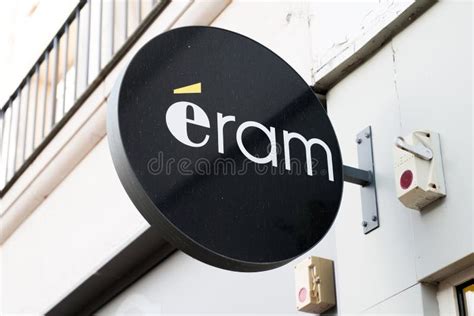 Eram Logo Text And Brand Sign On Store Facade Shoes Shop Retailer