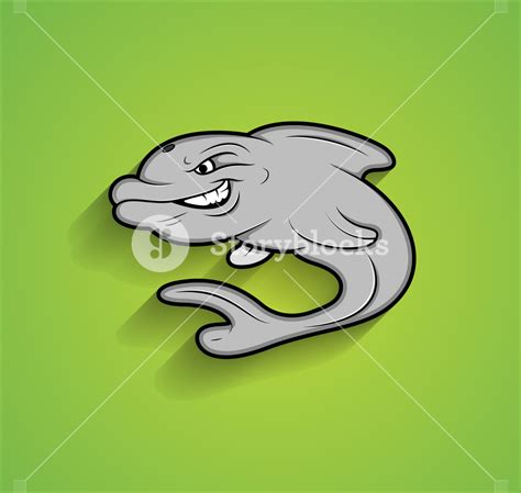 Angry Mascot Dolphin Vector Royalty Free Stock Image Storyblocks