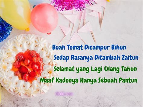 85 Pantun Ulang Tahun buat Sahabat, Pacar, Ayah Ibu, dan Lainnya