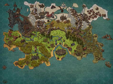 Coastal Battlemap Made With Inkarnate Pro Battlemaps Pathfinder Photos