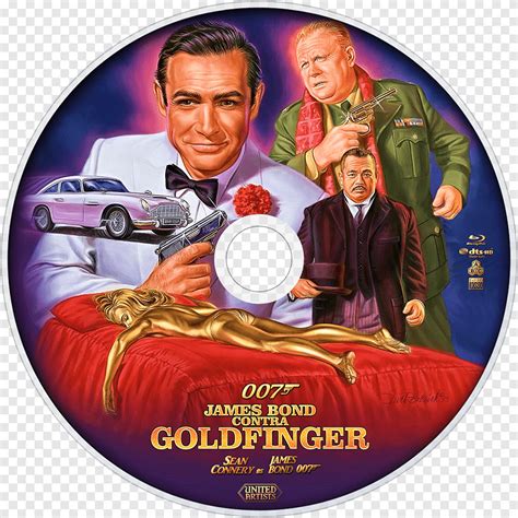 Sean Connery Goldfinger James Bond Film Series James Bond Film Disk Image Png PNGEgg