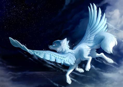 People also love these ideas. Anime Wolves With Wings Wallpapers - Wallpaper Cave