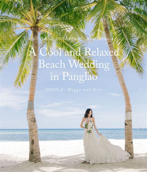 A Cool Relaxed Panglao Wedding Philippines Wedding Blog Bohol