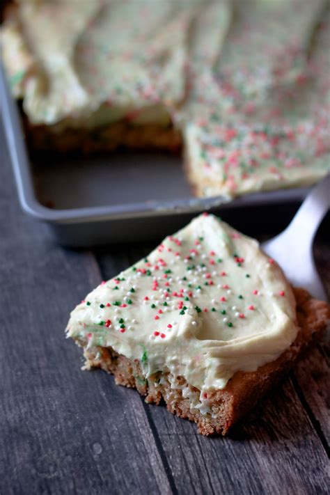 Sugar Cookie Cheesecake Bars Great For The Holidays Life With The