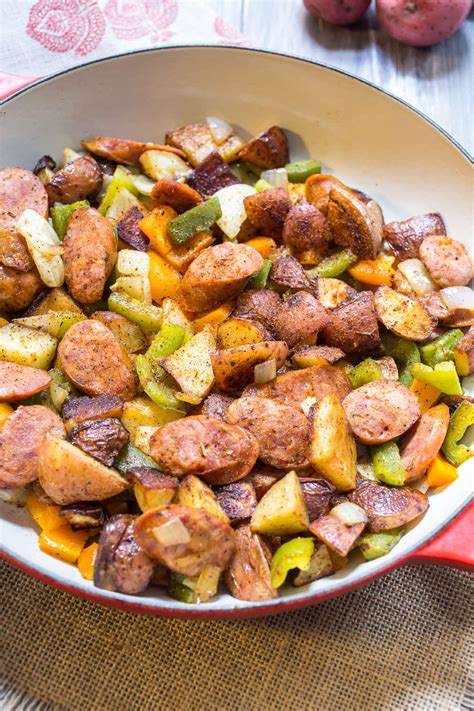 According to our information, this recipe is compatible with the following diets: Cajun Potato and Andouille Sausage Bake | The Girl in the ...