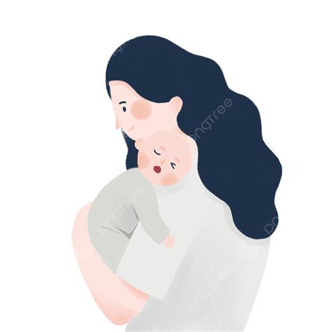 Gambar Bayi Dan Ibu Hari Ibu Ibu Bayi Png Transparan Clipart Dan