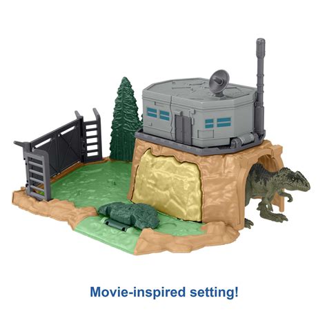 Jurassic World Minis Playset Giant Dino Rampage Playset Dinosaur Action Figure Multicolor Buy