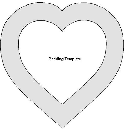Printable Heart Template Heart Patterns Printable Printable Heart