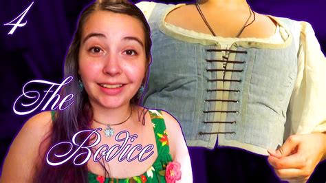 A Front Lacing Bodice Making Alyce Pestle Part 4 Youtube