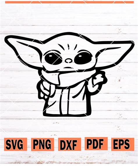 Software Clipart Pdf Png Baby Yoda Svg Bundle Baby Yoda Svg Star Wars