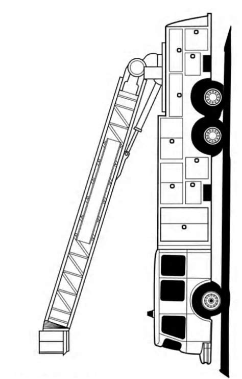 Kidsnfun Kleurplaat Brandweer Brandweerauto
