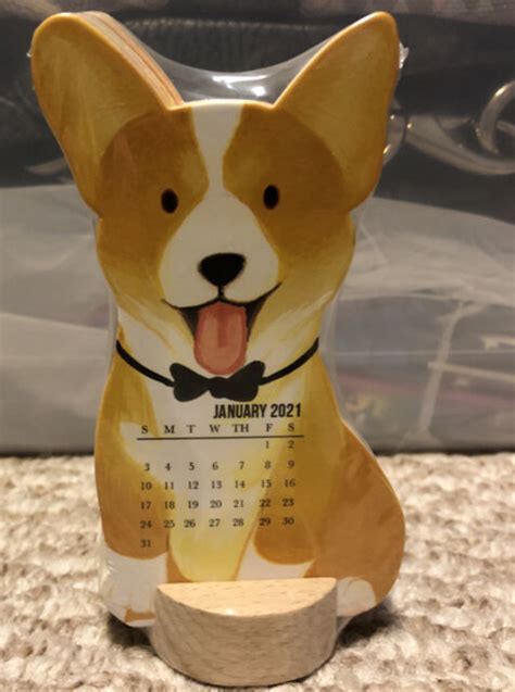 Corgi Stand Up Calendar Molly And Rex 2021 For Sale Online Ebay
