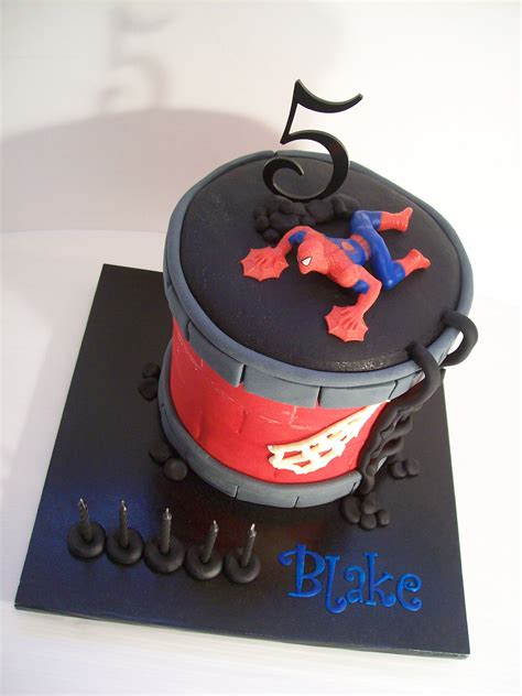 6 Inch Spider Man Cake 199 • Temptation Cakes Temptation Cakes