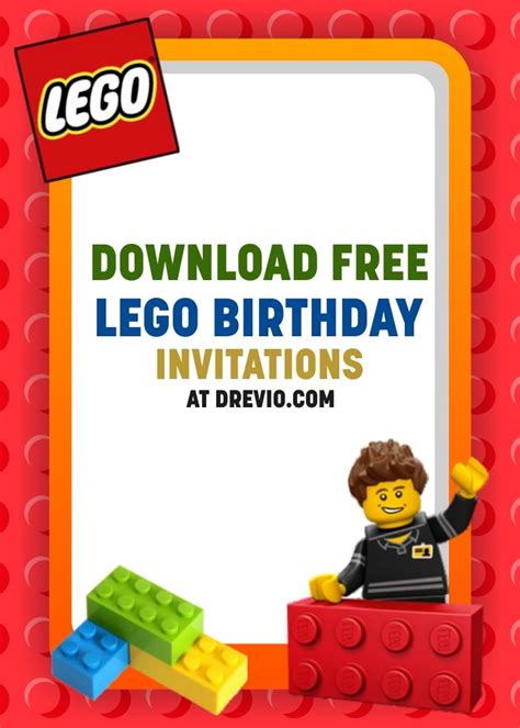 Free Printable Lego Birthday Invitation Templates Free Invitation