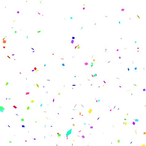 Animated Falling Confetti  6  Images Download Images