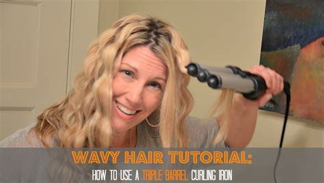 How To Use A Triple Barrel Curling Iron Jenny On The Spot