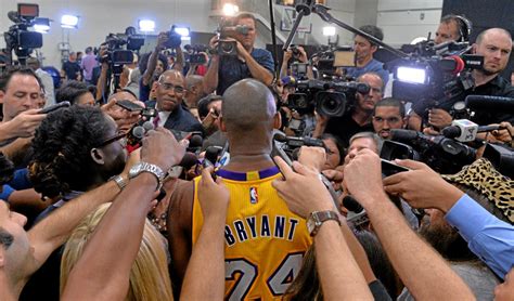 Lakers Kobe Bryant Has A Mix Of Emotions Eager To Write His Comeback