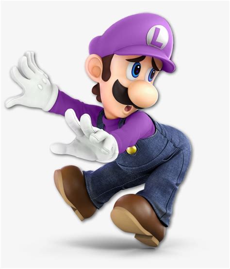 Ultimatei Recolored Luigis Smash 5 Render To Purple Super Smash Bros