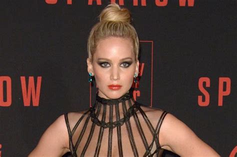 Jennifer Lawrence Suffers Wardrobe Malfunction In Sheer Top At Red Sparrow Premiere Daily
