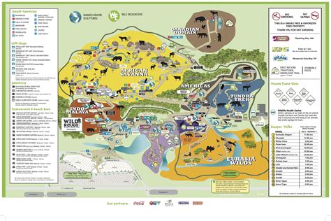 Map Of Toronto Zoo African Rainforest Bear Habitat Go Transit