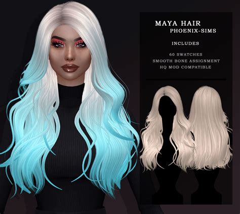 Sims 4 Maya Hair The Sims Book