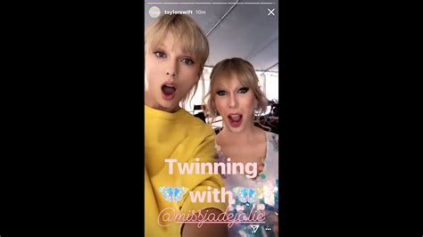 Taylor With Her “twin” Jade Jolie Youtube