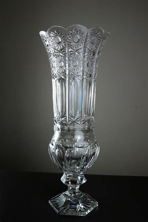 German Cut Glass Vase By Olbernhauer Vases Crystal And Glass Olbernhau Meine Alte Heimat