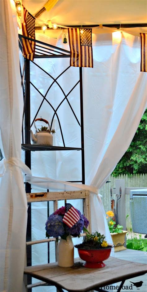 If so, this article is here to help! DIY Outdoor Canopy Curtains | Homeroad