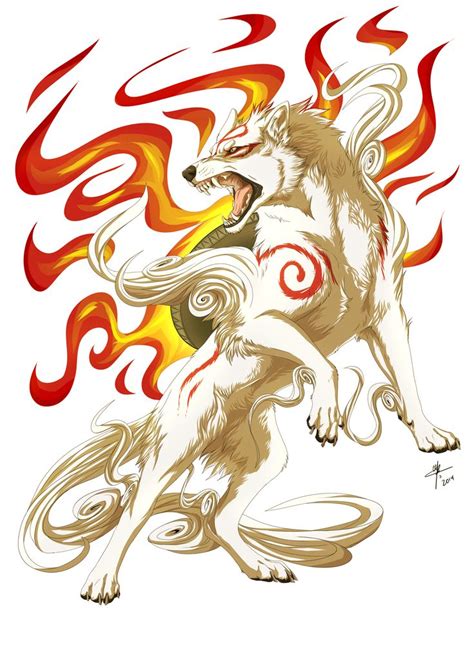 Okami Amaterasu Amaterasu Okami Anime Lion