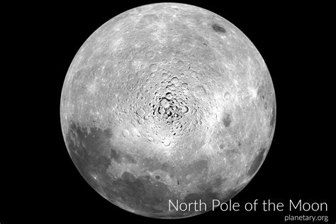 North Pole Postcard Our Moon The Planetary Society