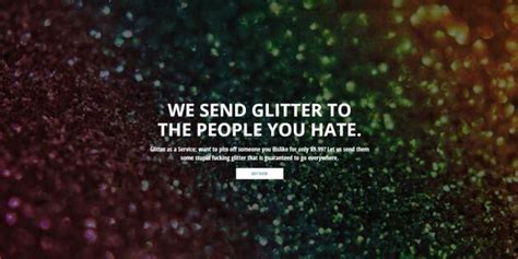 Glitter Bomb Site Founder Mathew Carpenter Begs People Not To Send
