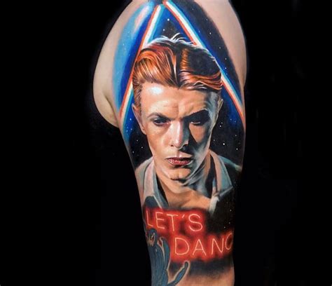 David Bowie Tattoo By Michael Taguet Photo 26634