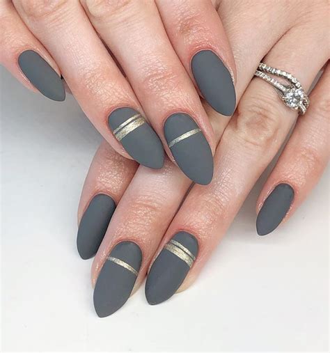 Nail Design In Grey Daily Nail Art And Design