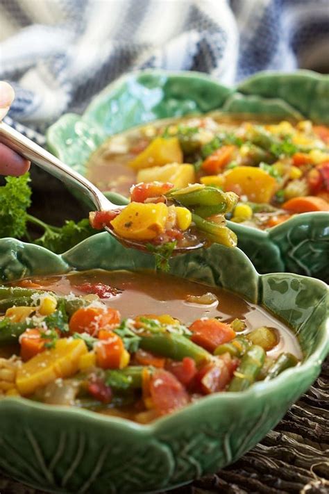 Puree this creamy recipe for ginger carrot soup from food network with cream and freshly grated ginger. Packed with flavor, this is the Very Best Vegetable Soup ...