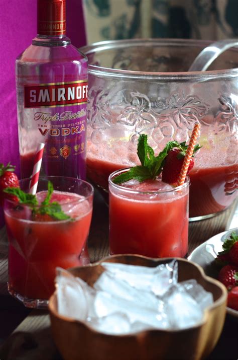 Strawberry Lemon Vodka Punch - Always Order Dessert