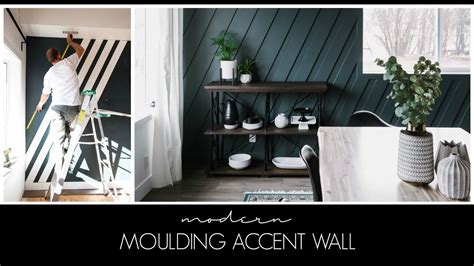 The wall is 4 stories high and can change lives. A Modern DIY Moulding Accent Wall | How to Install a ...
